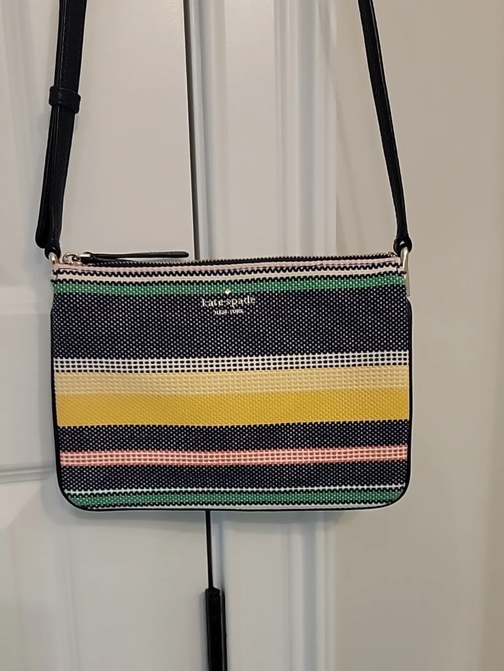 Kate Spade Jackson Boardwalk Stripe Crossbody Bag